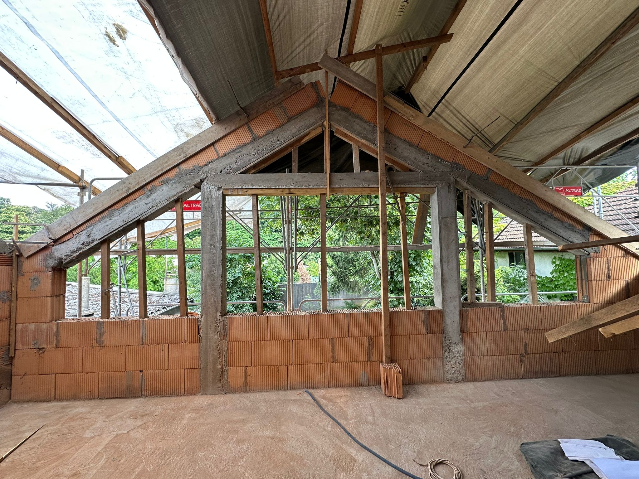 Extension de toiture