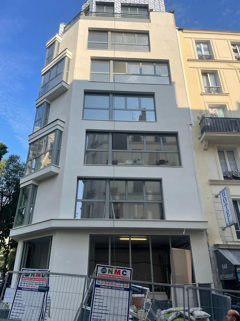 Sous-traitant BTP ravalement façade sur chantier en Île-de-France (après)